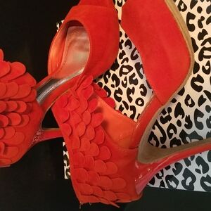 Elegant Red Women's Heels
